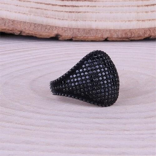 Micro 925 Sterling 925 K Silver Men 'S Ring