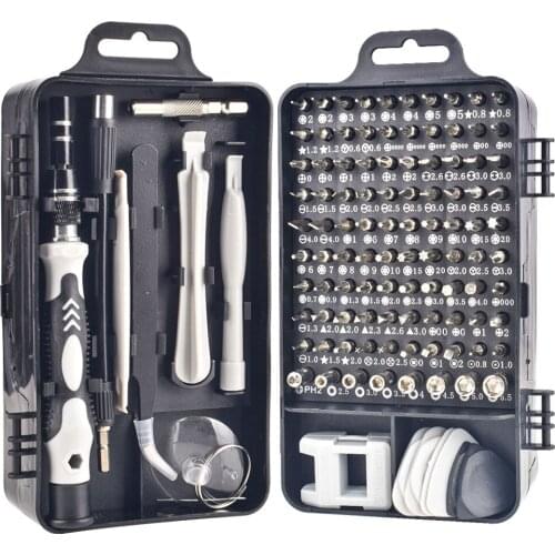 115 in 1 Screwdriver Set of Screw Driver Bit Set Multi-function Precision Mobile Phone Repair Device Hand Tools Torx Hex