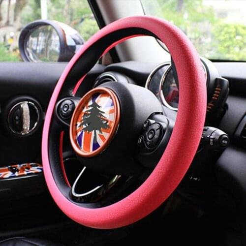 Auto-Lenkrad-Schutzhülle Leather Car Steering wheel Cover Anti-slip for Skoda Fabia Auto interior Accessories