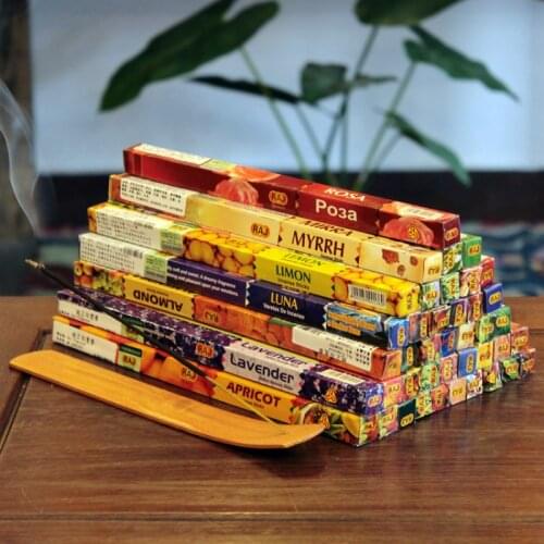 New Fresh Air Sandalwood India Stick Incenses Smells Natural Indian Incense Sticks Patchouli Fruity 8 stick/box Home Decor Lotus