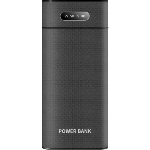 Portable Black 8 Sections 18650 Solder-free 10 W Fast Charging Board Power Box Indispensable Mobile Power Box 95AF