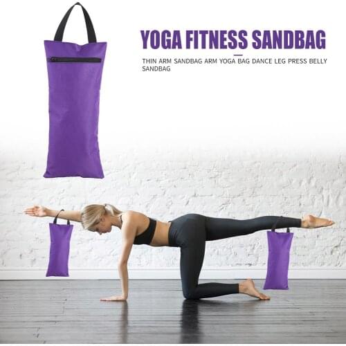 Yoga Fitness Workout Empty Sandbag Weighted Exercise Dance Training Sand Bag for Effective Working-out Accessories