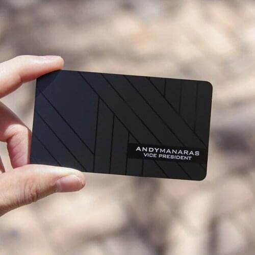 Special background stainless steel material metal cards printing for CEO/Leader etc