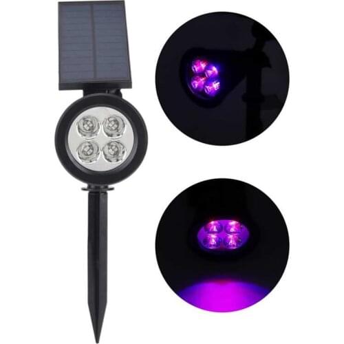 LED Solar Power Plant Growth Light Full Spectrum IP65 Waterproof Phyto Lamp Greenhouse Hydroponic Plant Growth Lighting Lawn