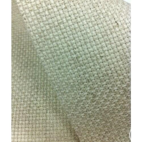 Aida 11ct /14ct linen aida cross stitch fabric canvas DIY handmade needlework sewing craft supplies