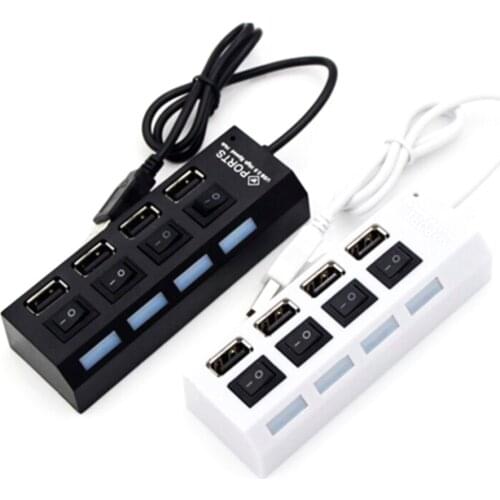 Usb High Speed 4-Port Hub Independent Switch Hub Four-Bit Splitter Hub Usb Multi-Interface Hub Professional