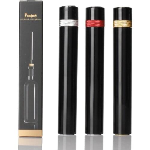 Air Pump Wine Bottle Opener Safe Portable Pin Cork Remover Stainless Steel Air Pressure Corkscrew Kitchen Tools Bar Accessories