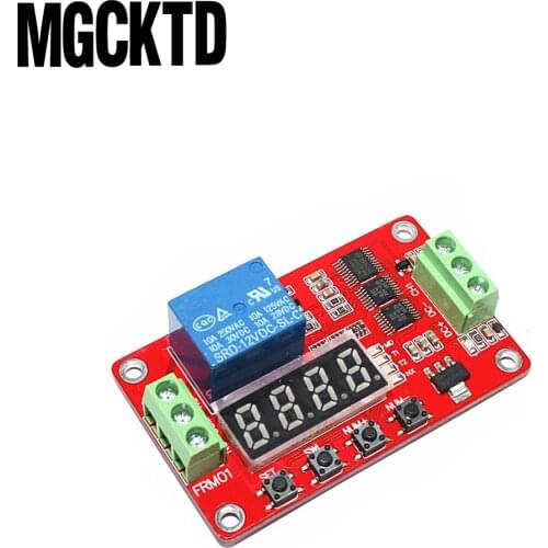 1pcs FRM01 12V 1 Channel Multifunction Relay Module Loop Delay / Timer Switch / Self-Locking new original