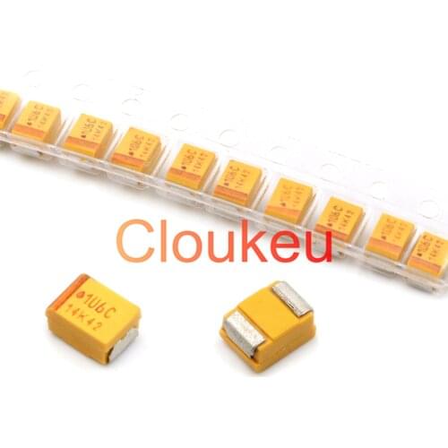 1210 3528B SMD Tantalum capacitor 6.3V 10V 16V 25V 35V 1UF 2.2UF 4.7UF 10UF 22UF 33UF 47UF 100UF 220UF