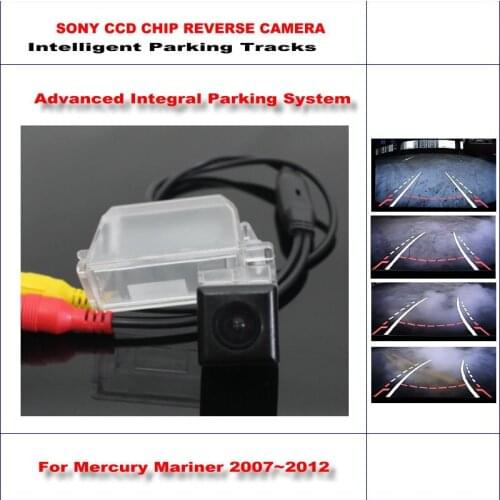 Car Intelligentized Reverse Camera For Mercury Mariner 2007-2012 Rear View Back Dynamic Guidance Tracks CAM