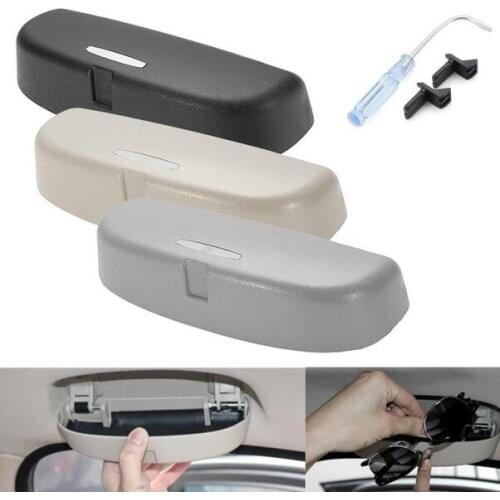 Car Sunglasses glasses Holder Storage Box Case Fit For BMW X1 X3 X5 X6 1 2 3 4 5 6 7 Series