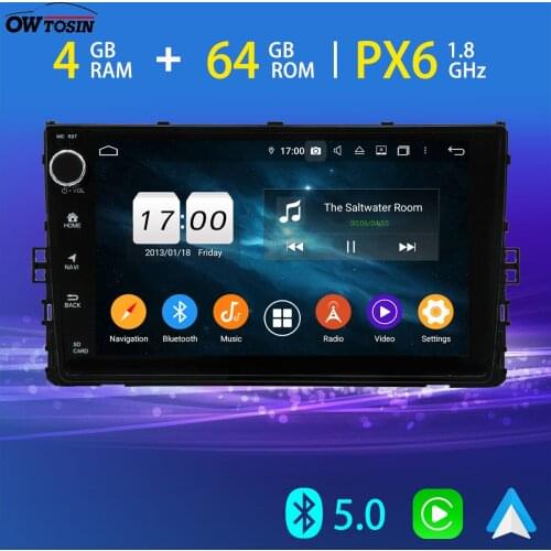 Android 10 PX6 4G+64G Car GPS Player For VW Polo Lavida Passat Tiguan Bora Golf Sagitar Magotan BT 5.0 Tethering 4G LTE Radio