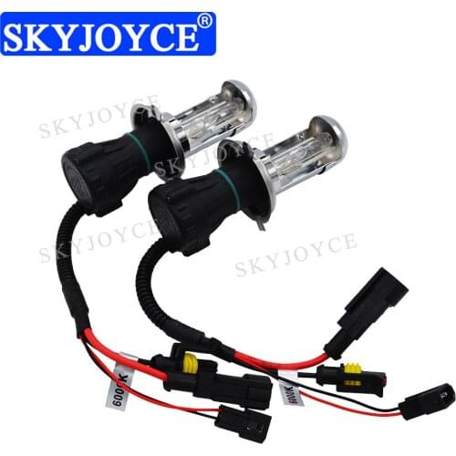 SKYJOYCE 1 Pair 35W 55W H4 BiXenon Bulb H4-3 Hi/Lo HID BIXenon Bulb 4300K 5000K 6000K 8000K 10000 H4 BiXenon Car Headlight Bulb