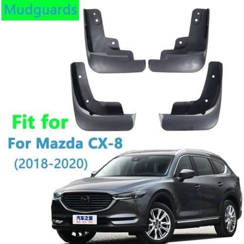 Mud-flaps For Mazda CX-8 2018 2019 2020 Mudguards cx8 Fenders Mudflap Guard Splash Car Fender Auto Styline Front Rear 4pcs
