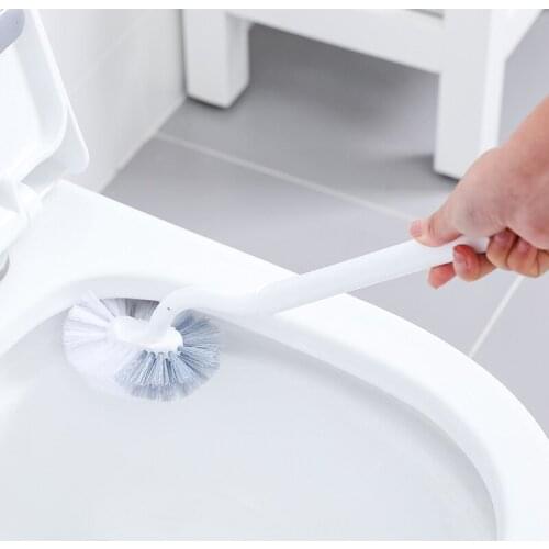 Household Cleaning Brush Bathroom Cleaning Supplies Long Handle Clean Brush Cleaning Double-Sided Brush Cleaner Plastic Brush