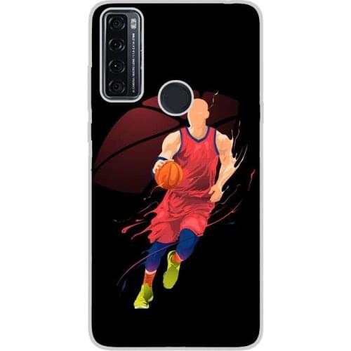 Compatible with TCL-20-SE-4G silicone gel tpu case cover case custom drawing design anti-shock sports 009 case