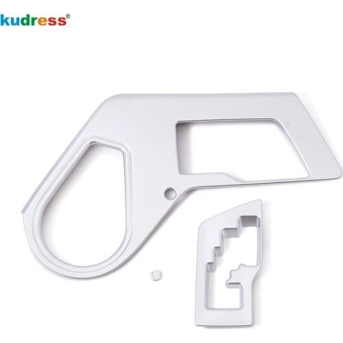 For Toyota RAV4 RAV 4 2016 2017 ABS Matte Gear Shift Panel Cover Trim Moulding Frame Trims Car Interior Accessories 2pcs LHD