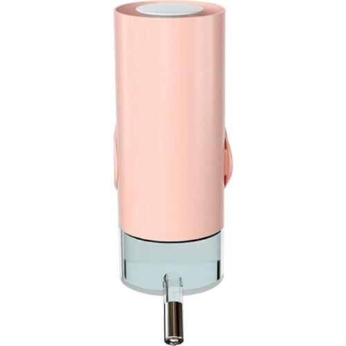 Dorakitten 1pc Nordic Style Pet Water Feeder Plastic Hanging Cat Drinking Bottle Puppy Water Dispenser Pet Feeding Supplies