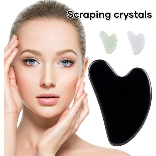 Gua Sha Massage Tool Facial Scraping Stone Body Gua Sha Massager for Face Skin Shaping Neck Relaxing M2