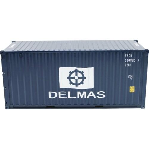 Collectible Toy Model Gift 1:20 Scale DEL MAS Shipping Express 20 GP Truck Container Model For Business Gift,Display