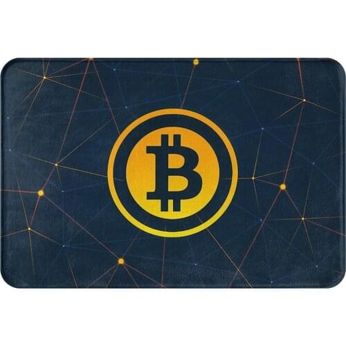 Bath Mat Bitcoin Doormat Kitchen Carpet Balcony Rug Home Decor