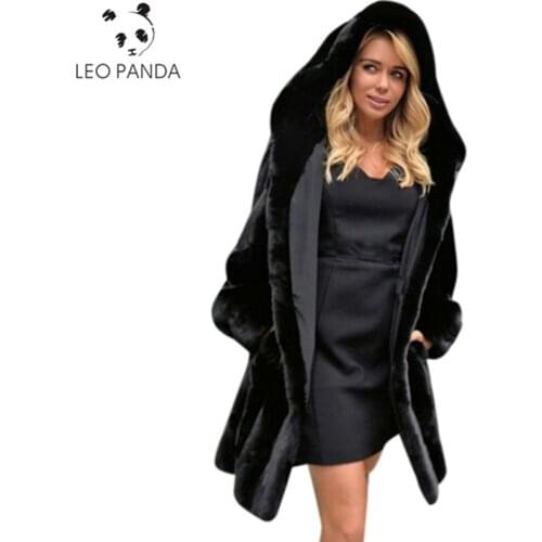 Шубы с капюшоном LEOPANDA China At AliExpress