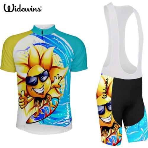 2017 NEW biking jerseys short sleeve sunlight smile cycling clothing men Sea bike wear Arbitrary choice 5854
