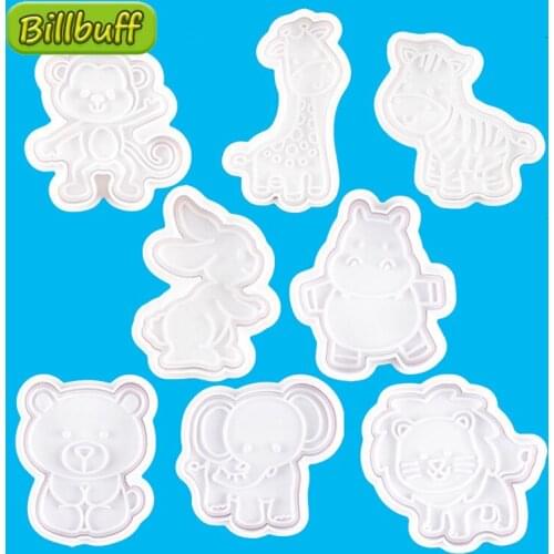 4pcs Creativity Slimes Play Dough Bear Elephant Lion Cutters Tools Accessories Mould Modeling Clay Sets Educational toy Children