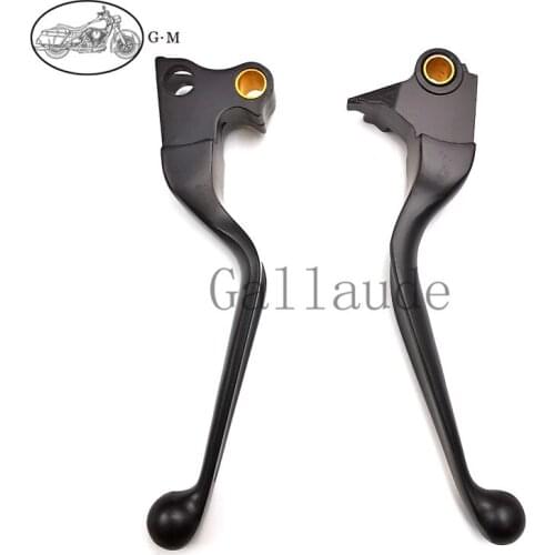 Clutch Brake Lever Set for 2004-2014 Softail Standard Breakout Fat Boy Deluxe Heritage Classic FLS Slim Rocker Deuce Springer