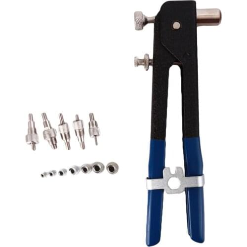 Stainless Steel Rivet Manual Double Handle Rivet Gun Rivet Gun Pull Willow Gun Metal Woodworking Hand Tools Repair Kit