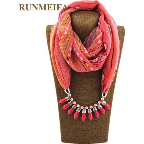 New design statement Scarf necklace for ladies fashion necklace scarfs for luxury women accessories scarfs jewelry gift
