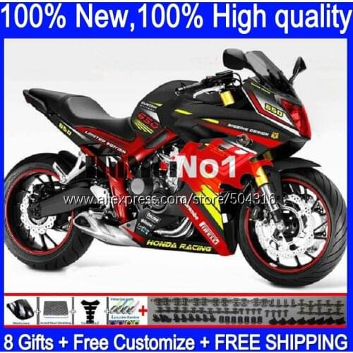 CBR650F For HONDA CBR650 CBR 650 F 109MC.13 black glossy CBR 650F 2011 2012 2013 2014 2015 2016 CBR-650F 11 12 13 14 15 Fairing