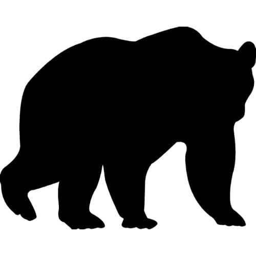 S51295 Various Sizes/Colors Car Stickers Vinyl Decal Bear Motorcycle Decorative Accessories Creative Waterproof