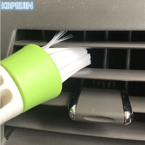 Car Air Conditioning Vent Blinds Clean Sticker Keyboard brush For Mini cooper jcw clubman countryman cabrio paceman Accessories