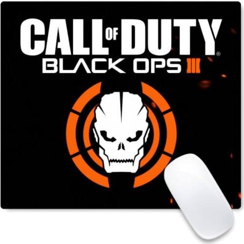 Call of duty Gamer Speed Mice Retail Small Rubber Mousepad Non slip Cushion Square Thickness 2mm