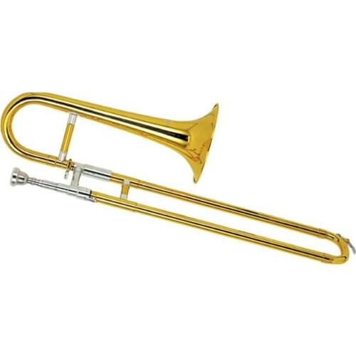 Popular grade gold lacquer Slide trumpet