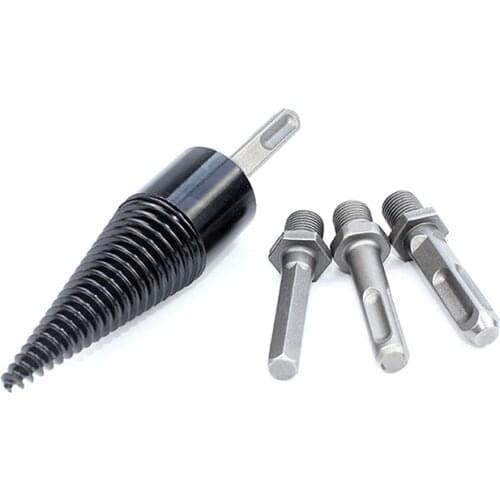 Drill Bit Chop Wood Splitting Tool Household Kindling Breaking Machine Wood Log Splitter Wood breaking Cone Firewood Chopper