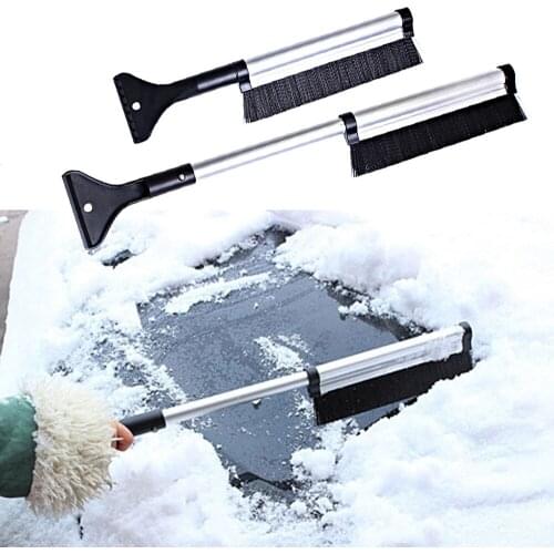 Telescoping Car Snow Brush Shovel For Lada Volvo BMW E81 E82 F22 E46 F30 E84 F39 Winter Body Window Ice Scraper Removal Tools