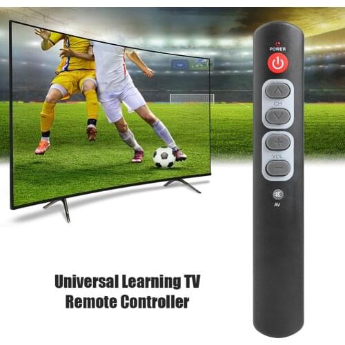 Universal 6 Big Button Learning Remote Control Copy IR Remote for TV STB DVD VCR Electronic Smart Home Accessories