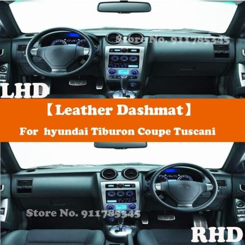 Suede Leather Dashmat Accessories Car-Styling Dashboard Covers Pad Sunshade For Hyundai Tiburon Coupe Tuscani 2002 2003-2008