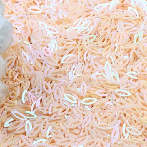 10g 4*10mm Hollow Out Loose Sequins for Crafts Glitter Sequin Paillettes Nail Art Decoration Sewing Accessories DIY Scrapbooking