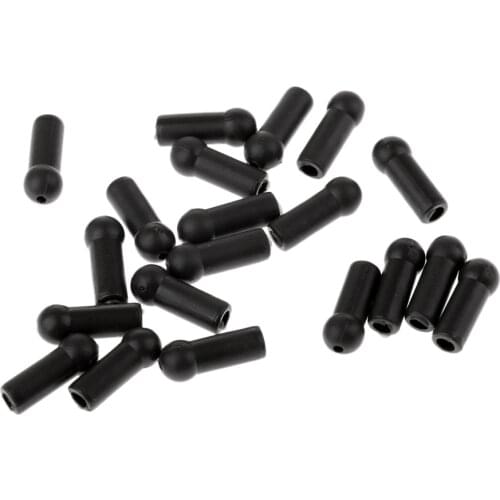 20Pcs Soft Rubber Fishing Buffer Shock Beads Knot Protector Terminal Rigs Carp Fishing Accessories Tackle