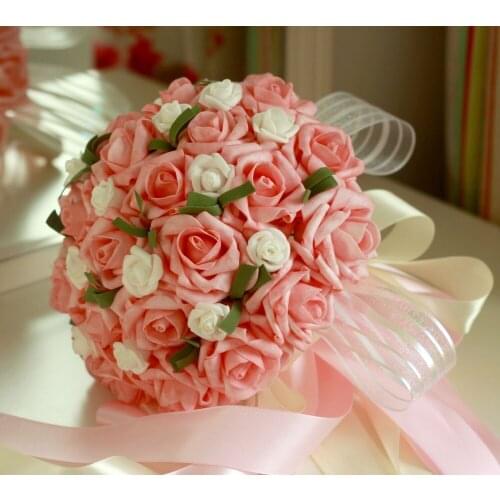 Hot Sale 2017 Elegant Handmade Artifical Flower Wedding Decoration of Wedding Bouquet Wedding Flowers Bridal Bouquets Bridal