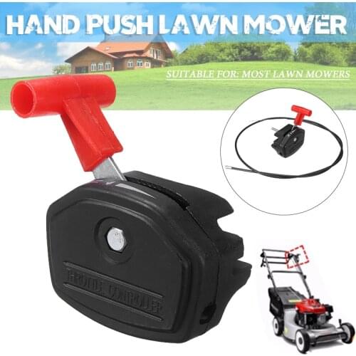 56 Inch Lawn Mower Throttle Cable Switch Plastic Alloy Lever Control Handle Kit For Lawnmower Lawn Mower Parts Garden Tools 1Pcs