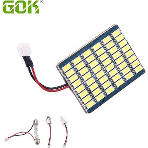 Car Led Lights T10 W5w 48 Smd 5730 Led Auto Interior Reading Panel Lamp With T10 Ba9s adapter Festoon Base