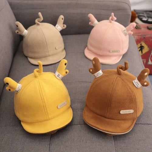 K101 Childrens Warm Hat Sun Hat Unisex Autumn Winter Keep Warm For Babies Cotton Cap Baby Kid Baseball Cap 1-3-8 Years Old
