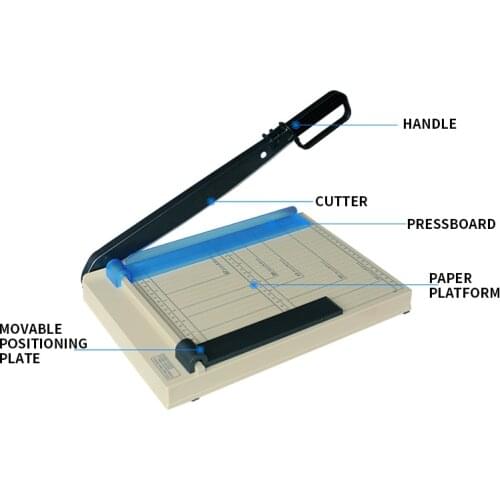 DC-8101 A4 format manual paper cutter Small multi-function paper trimming knife Photo Business card Cover paper