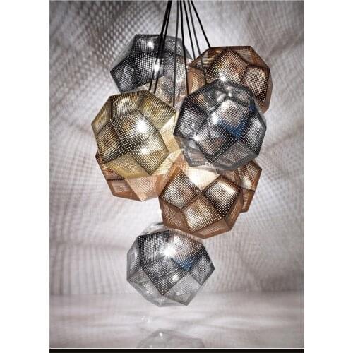 And contracted stainless steel spherical droplight more surface mesh restaurant cafe bar study droplight sitting room
