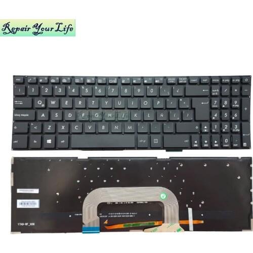 Laptop keyboard for Asus X705 N705 N705FD N705UD N705FN x705ma LA Latin SP black 0KNB0-6601LA00 backlight original without frame