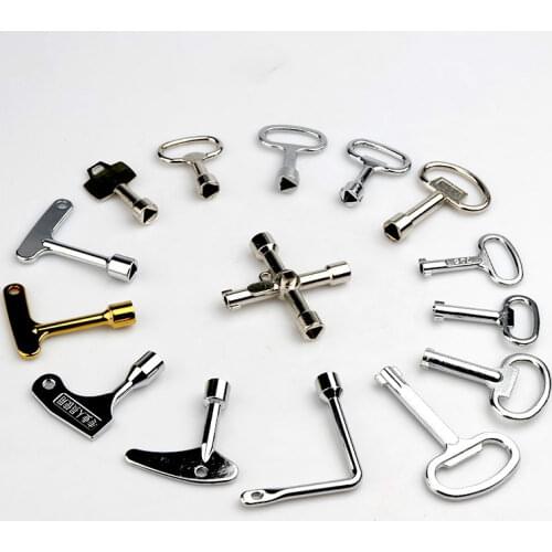 The Key Fit For Triangle Lock Square Airfoil That Be Applied To Train High-Speed Rail Elevator And Cabinet Door